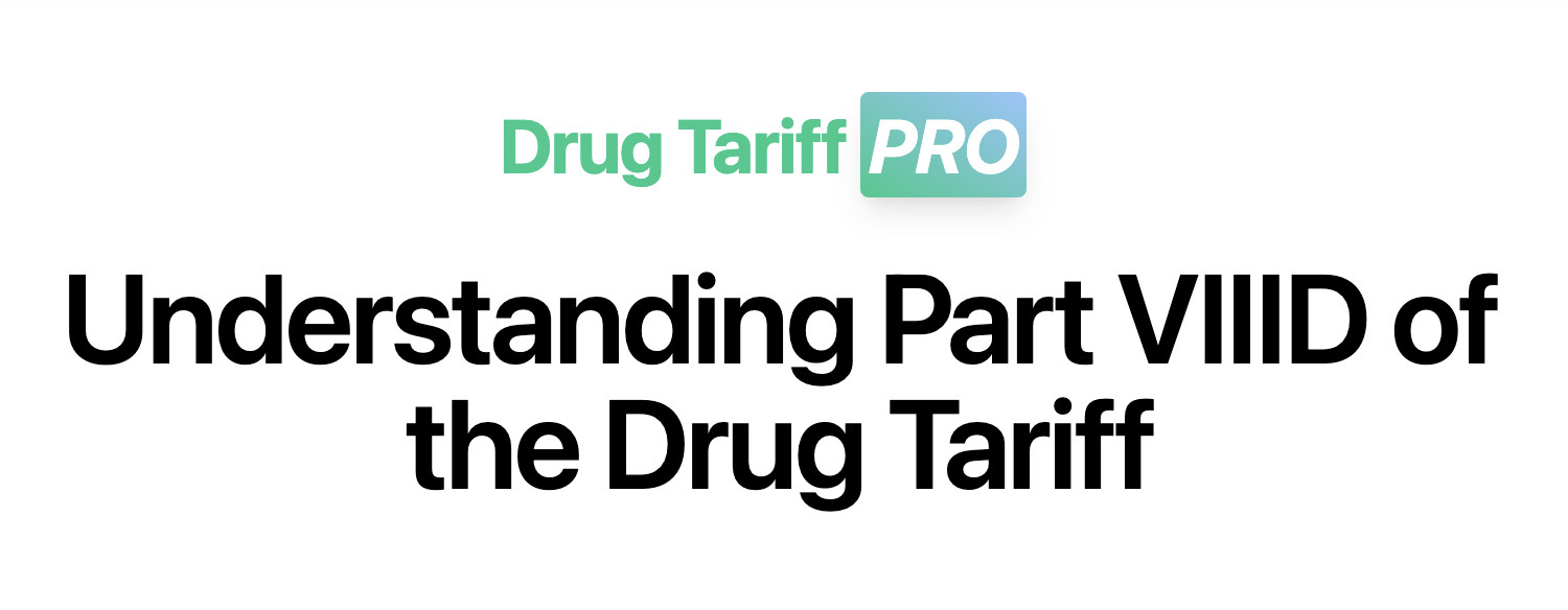 Image for Understanding Part VIIID of the Drug Tariff