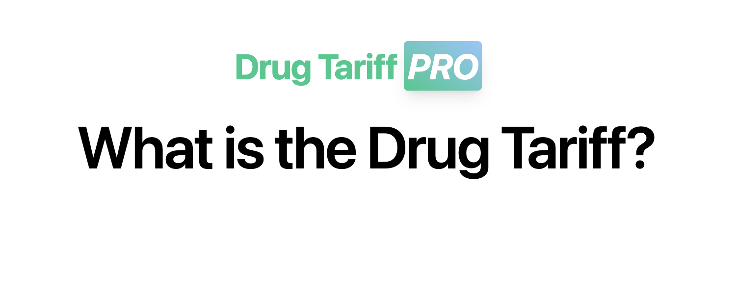 Image for What is the Drug Tariff?